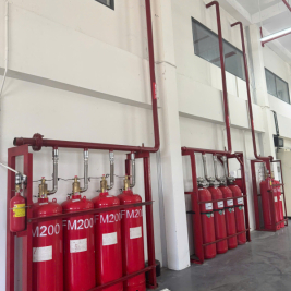 Thi công lắp đặt hệ thống khí fm200 180L