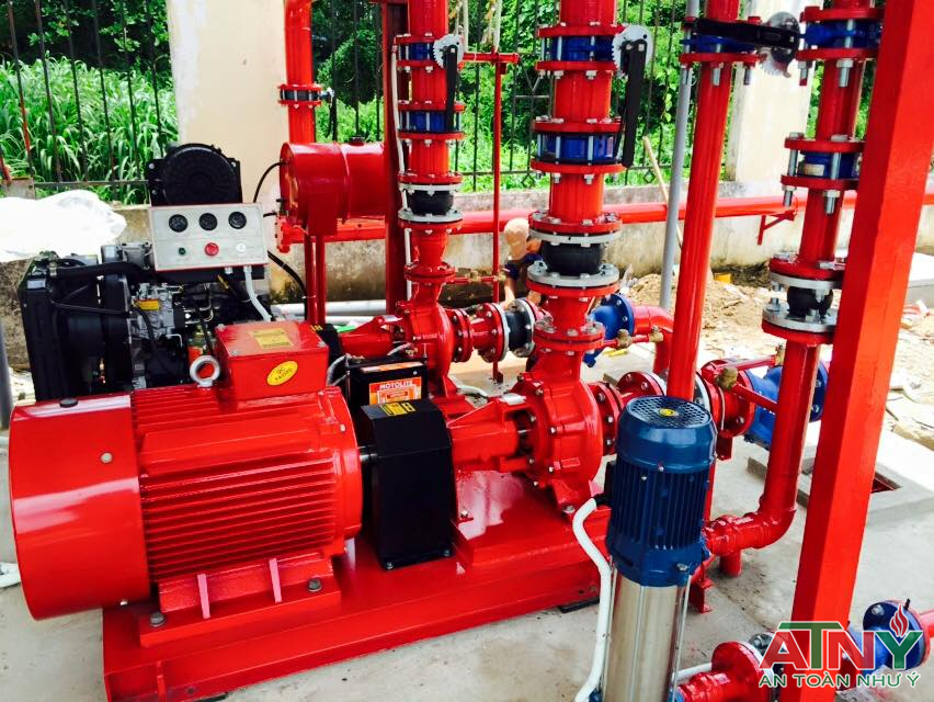 Thi c&ocirc;ng lắp đặt m&aacute;y bơm chữa ch&aacute;y an to&agrave;n c&oacute; kiểm định PCCC