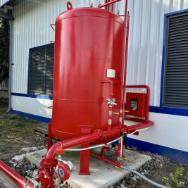 Thi công lắp đặt trọn gói bồn chứa foam nhà xưởng kho hóa chất sơn dung môi
