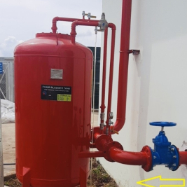 Thi công lắp đặt trọn gói bồn chứa foam nhà xưởng kho hóa chất sơn dung môi