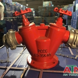 Trụ 2 cửa họng 2 cửa tiếp nước chữa cháy kiểm định tem 2025