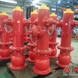 Trụ chữa cháy 3 cửa giá rẻ có kiểm định sẵn