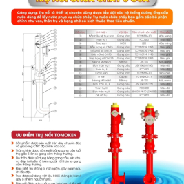 Trụ chữa cháy 3 cửa Tomoken là gì báo giá trụ cứu hỏa tomoken ở đâu