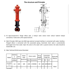 Trụ chữa cháy Trung Quốc 3 họng 3 cửa DN100 giá rẻ có kiểm định PCCC