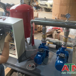 Tủ điện điều khiển máy bơm cấp nước biến tần bơm pccc