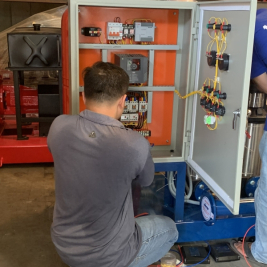 Tủ điện điều khiển máy bơm cấp nước biến tần bơm pccc