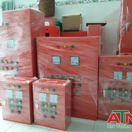 Tủ điện điều khiển máy bơm chữa cháy 3 bơm 2 bơm 1 bơm điện diesel bù áp thiết bị ls