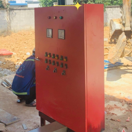 TỦ ĐIỀU KHIỂN 3 MÁY BƠM ĐIỆN DIESEL BÙ ÁP HÀNG LS/KOREA CÔNG XUẤT 90KW,110KW,132KW,160KW