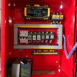 Tủ điều khiển van xả tràn 24v 12v 220v