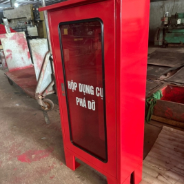 Tủ đựng dụng cụ phá dỡ pccc búa rìu xà beng kìm cộng lực