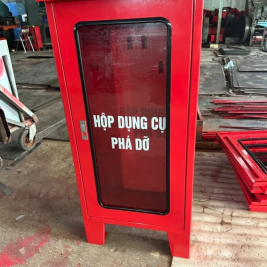Tủ đựng dụng cụ phá dỡ pccc búa rìu xà beng kìm cộng lực