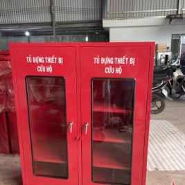 TỦ ĐỰNG DỤNG CỤ THIẾT BỊ PCCC QUẦN ÁO CHỮA CHÁY,BÚA RÌU,ĐÈN PIN,NÓN MŨ,ỦNG,XÀ BENG
