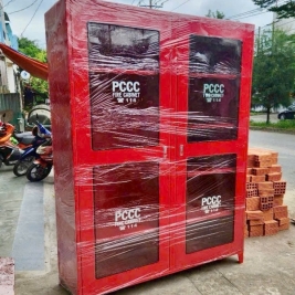 Tủ đựng phương tiện dụng cụ thiết bị chữa cháy trong nhà ngoài nhà