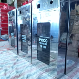 Tủ hộp PCCC inox 304 gia công sản xuất theo yêu cầu tùy theo kích thước bản vẽ