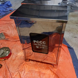 Tủ hộp PCCC inox 304 gia công sản xuất theo yêu cầu tùy theo kích thước bản vẽ
