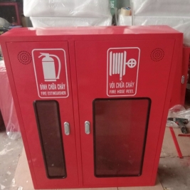 TỦ CHỮA CHÁY ĐỰNG BÌNH VAN VÒI LĂNG PHUN
