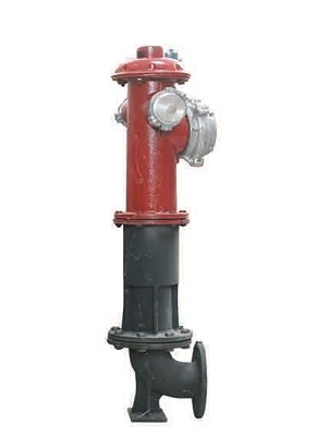 TRỤ CỨU HỎA D100 3 HỌNG 3 CỬA TRUNG QUỐC CÓ CHUYỂN ĐỔI NGÀM VN