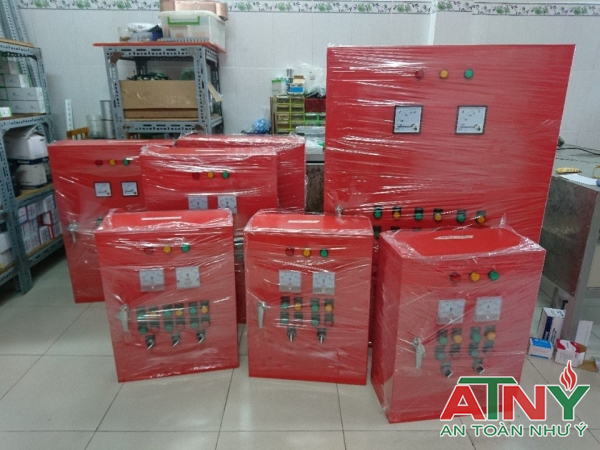 Tủ điện điều khiển máy bơm chữa cháy 3 bơm 2 bơm 1 bơm điện diesel bù áp thiết bị ls