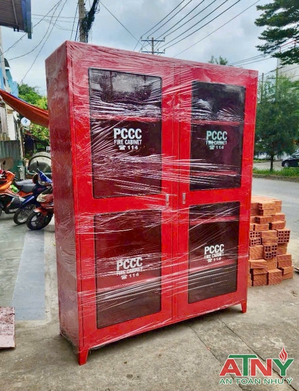 Tủ đựng phương tiện dụng cụ thiết bị chữa cháy trong nhà ngoài nhà