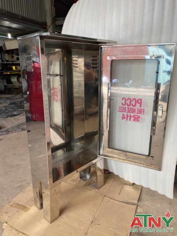 Tủ hộp PCCC inox 304 gia công sản xuất theo yêu cầu tùy theo kích thước bản vẽ