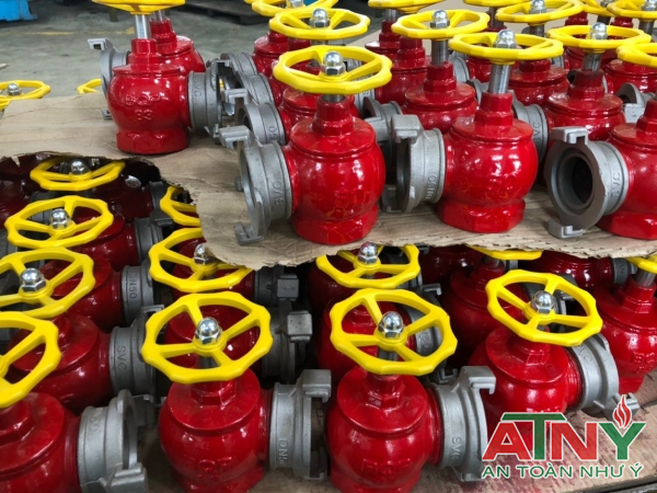 Van góc chữa cháy họng trụ tiếp nước 2 họng 3 họng 2 cửa 3 cửa áp lực 10bar 16bar