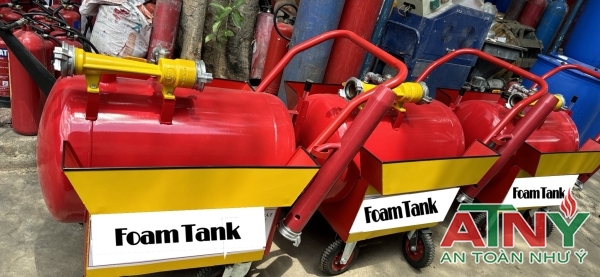 xe foam di động giá rẻ tại TPHCM loại xe đẩy kèm bộ trộn foam và foam có kiểm định PCCC