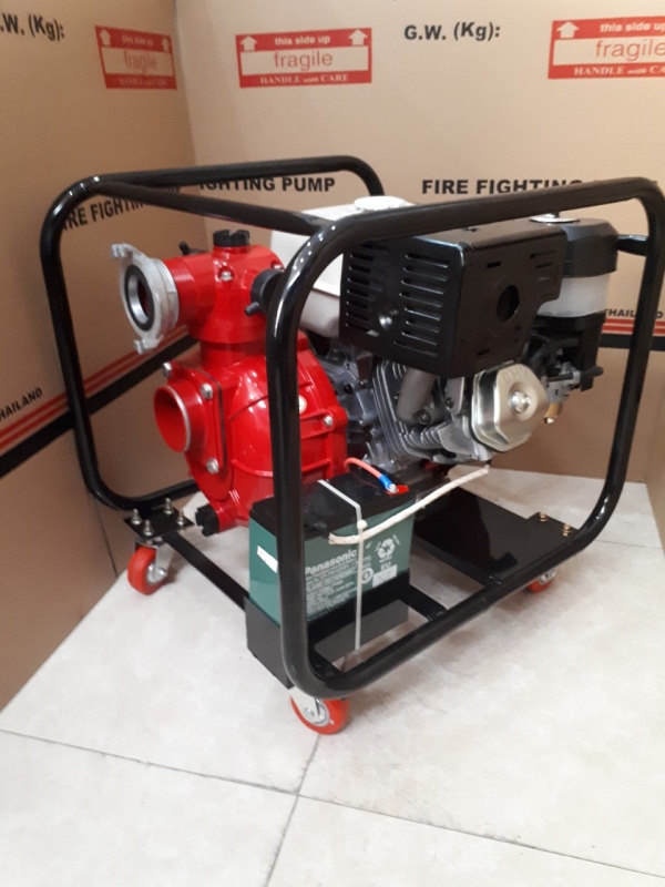 MÁY BƠM DIESEL DI ĐỘNG KÈM BÁNH XE ĐẨY HIỆU KATO