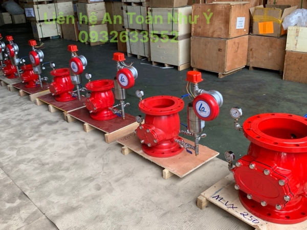 VAN BÁO ĐỘNG SHINYI Alarm check valve ĐÃ KIỂM ĐỊNH PCCC